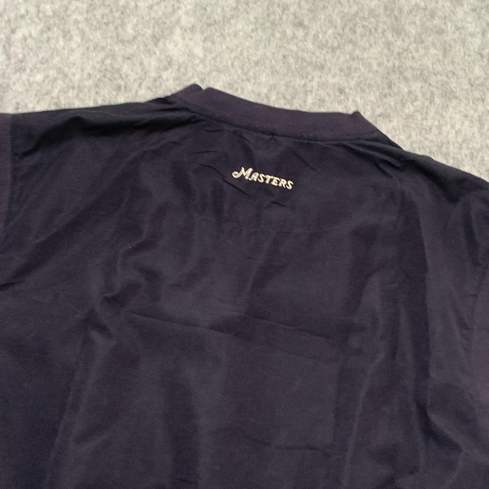 Masters Collection Augusta Men's Pullover Vest Windbreaker V Neck Navy Size L - Picture 6 of 9